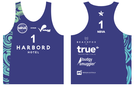 Official NBVA Uniform Indigo Singlet - Season 2022/2024