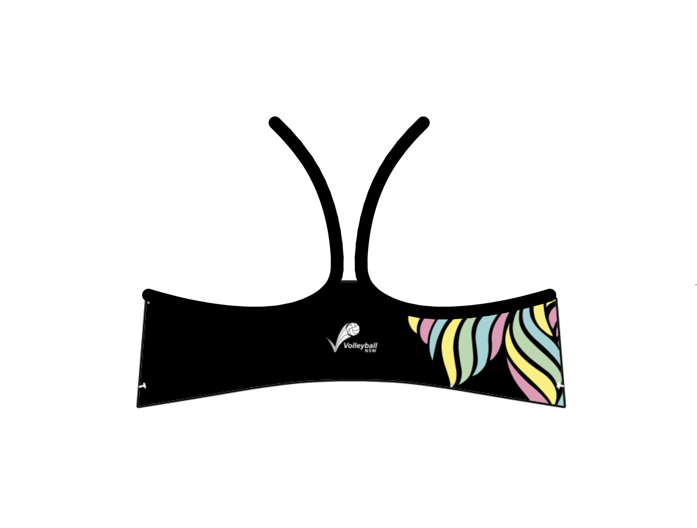 Official NBVA Uniform Retro Bikini Top - Season 2021/2022 - Image 2